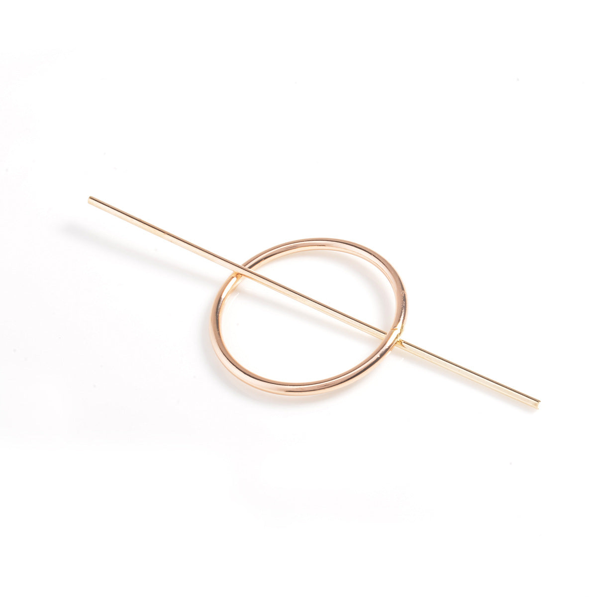 Ladies Geometric Circle Half Pull Hairpin