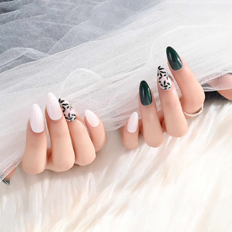 Leopard Print Water Drop Nail Stickers Wear