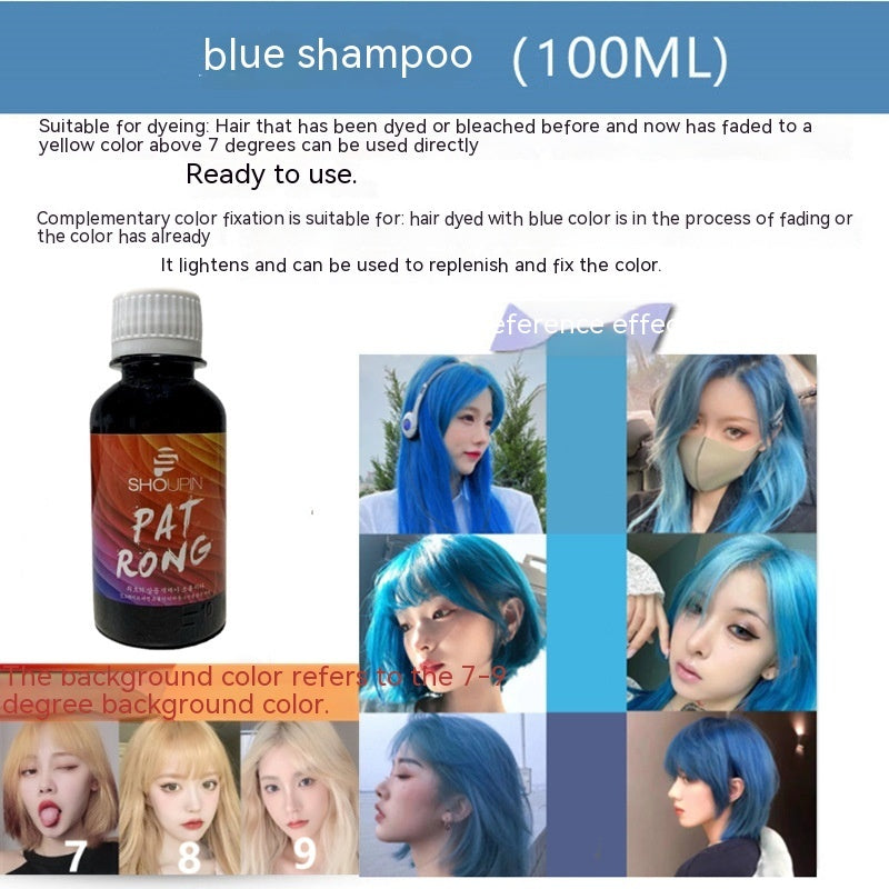 Shoupin Blue Hair Care Shampoo