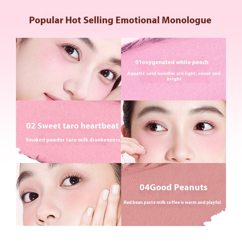 Chio Ture Blush Mud Swelling Contractive Color Shimmer Powder