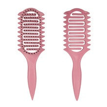 Bounce Curl Defining Styling Comb Dry And Wet Use Hollow Massage Comb Hair Curling Comb
