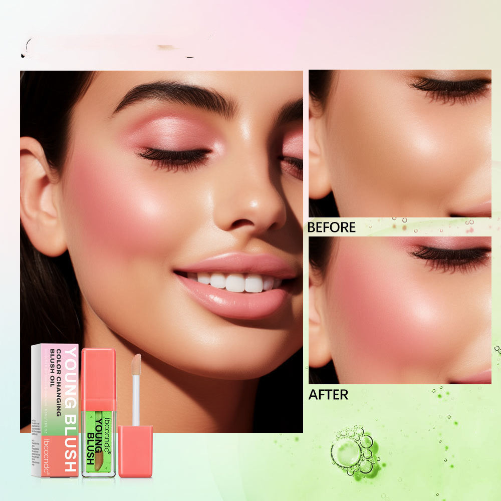 Ibcccndc Natural Moisturizing Color-changing Blush Oil