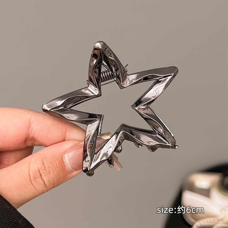 Female Cold Wind Liquid Star Hairpin