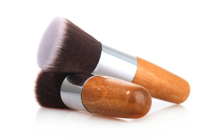 Single Blush Nylon Hair Beauty Tool Bamboo Makeup Brush