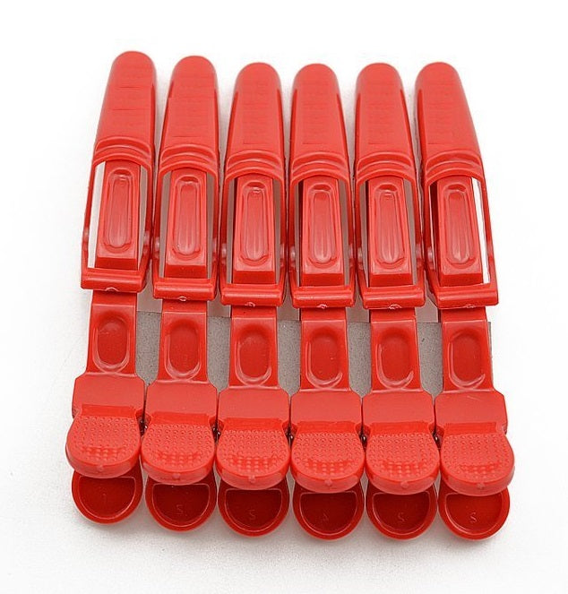 5-Color Oversized  Hairpin Duckbill Plastic Grabbing Clip