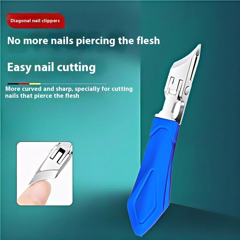 Opening Anti-splash Stainless Steel Nail Clippers Suit