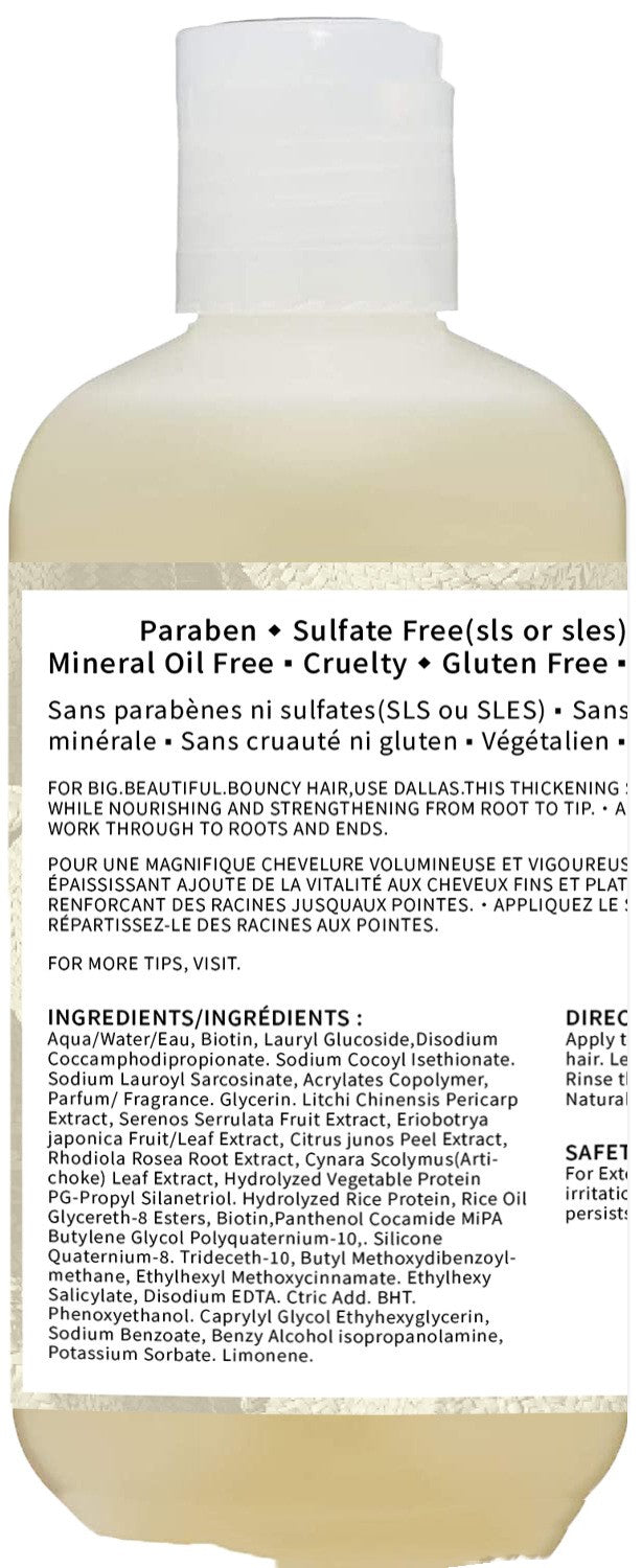 Nutritious Hair Loss Prevention Shampoo And Conditioner Set