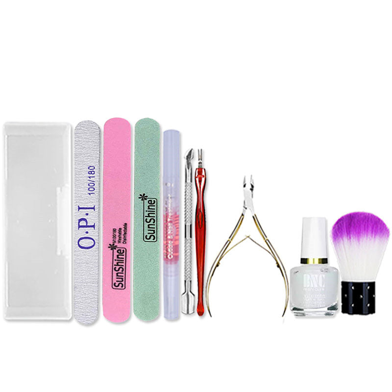 Sunshine O. P. I. Nail Polishing Tool Set Nail Rubbing Strip File Sanding Strip