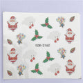 Christmas Tree Watermark Nail Applique Ornaments