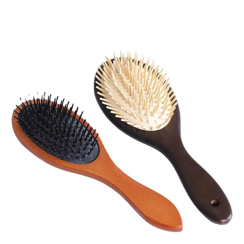 Shunfa Double Color Bamboo And Wood Large Plate Comb Set