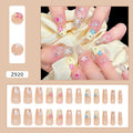 Nail Stickers Detachable Nail Crystal 24 Pieces