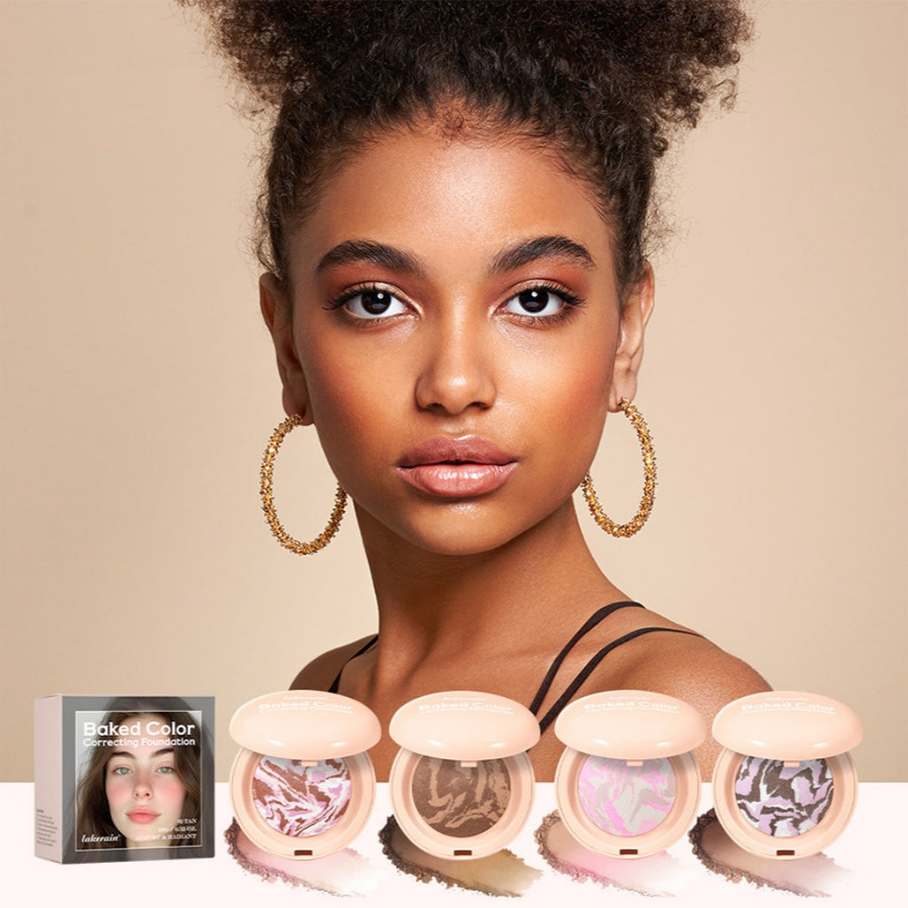 Lakerain Natural Nose Shadow Blush Highlight Bronzing Powder