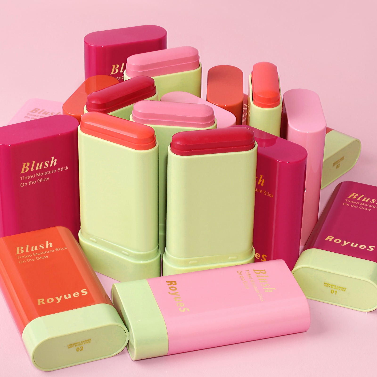 Royues Waterproof Lightweight Multifunctional Blush Stick