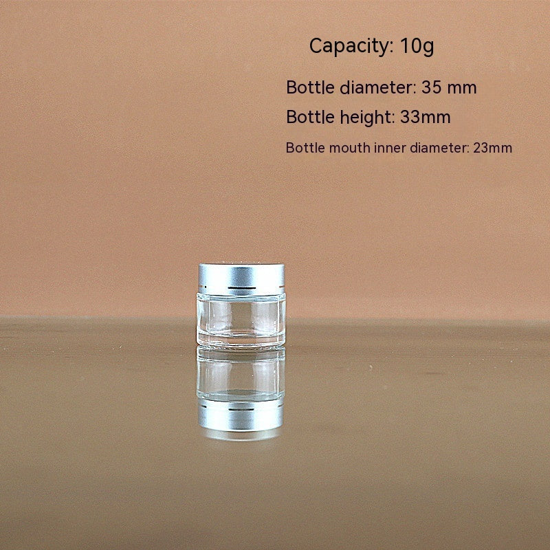 Transparent Face Cream Bottle Glass Cosmetics