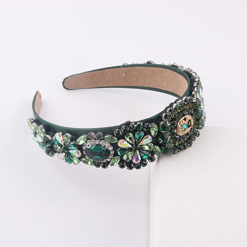 Ladies Fashion Gorgeous European And American Style Baroque Headband Prom Gift