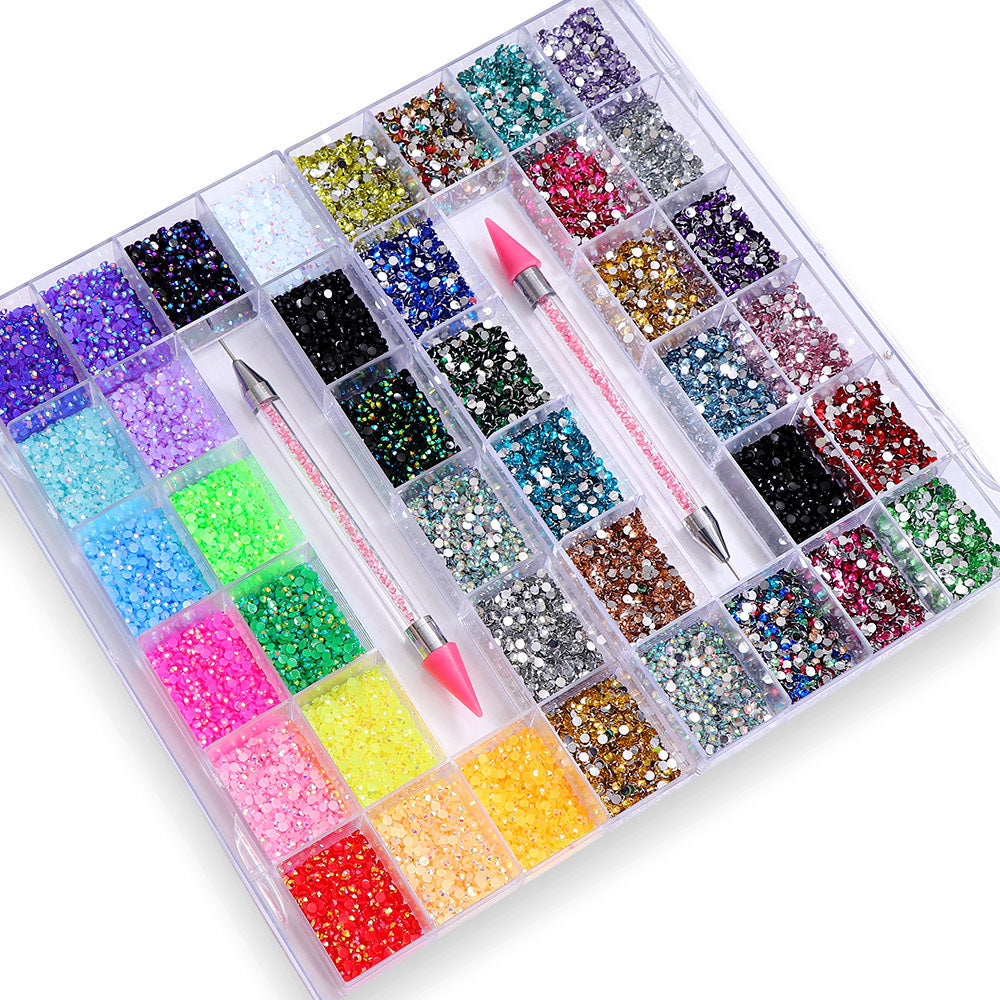 Nail Ornament 3 Mm20 Grid Boxed Jewelry Accessories