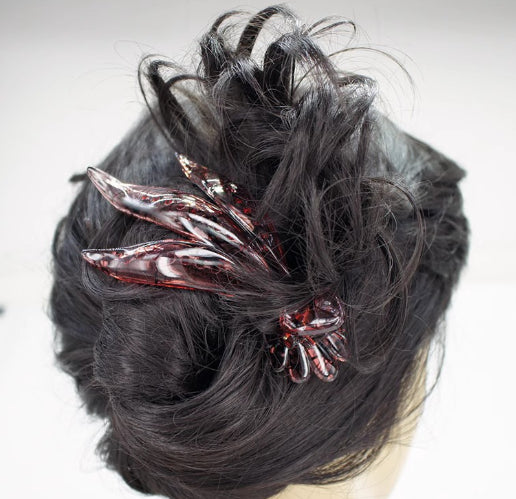 AS High Quality Beef Tendon Resin Drop-resistant Updo Ponytail Hairpin