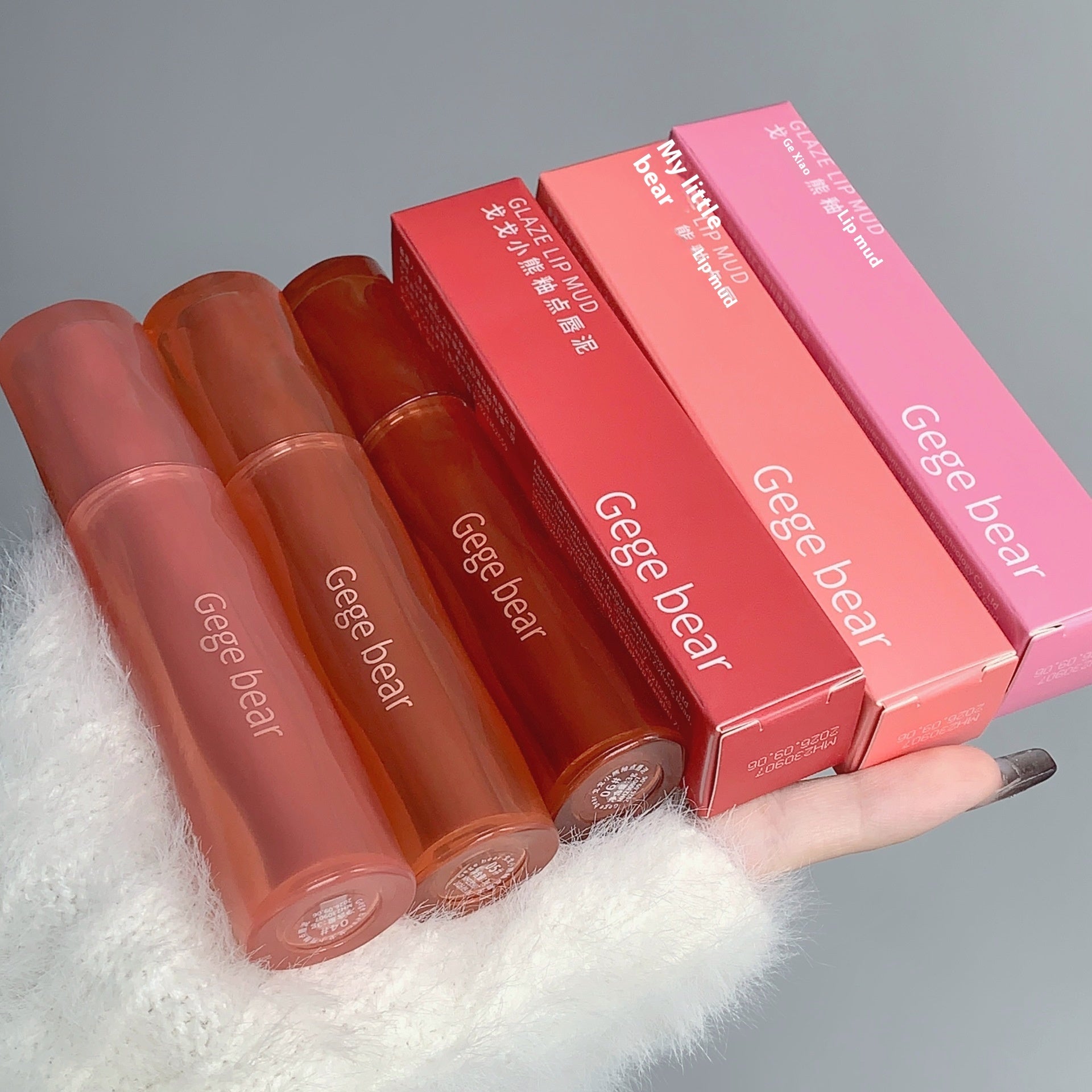 Gege Bear Glaze Point Lip Mud Velvet Matte Matte