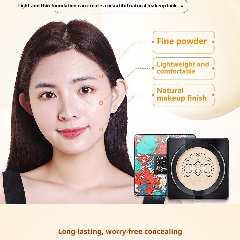Skincare Mushroom Foundation Liquid Lightweight Bouncy Cushion