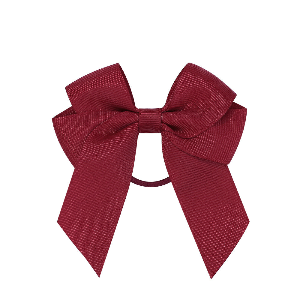 Handmade Baby Double-layer Polyester Ribbon Satin Bow Children's Hair Clip Accessories