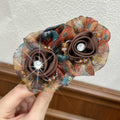 High-grade Flower Ponytail Clip Temperament Updo