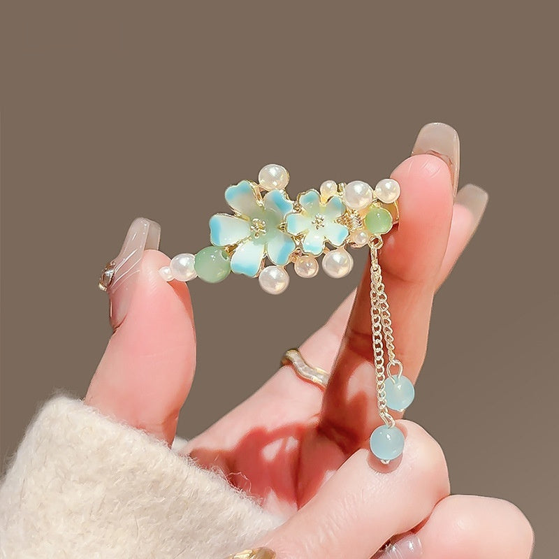 Clip Hairware Full Diamond Wheat Grip