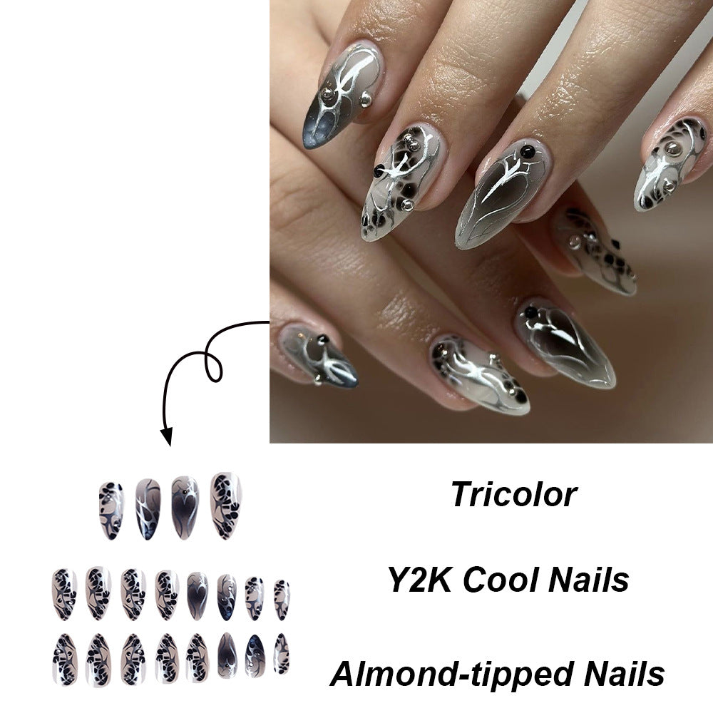 Almond Nail Patch Removable Finished Product