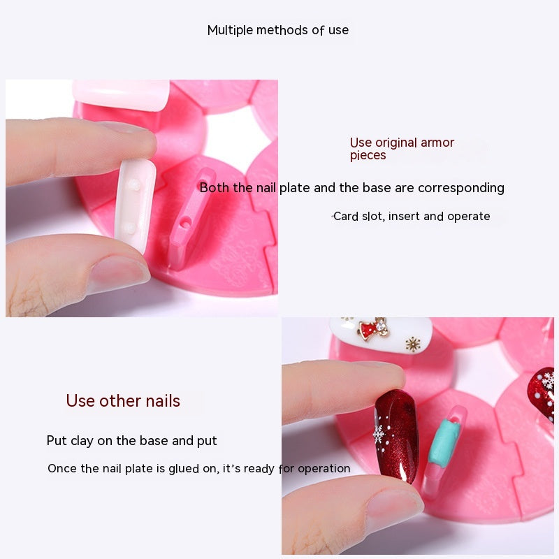 Nail Art Practice Lotus Base Finger Rest