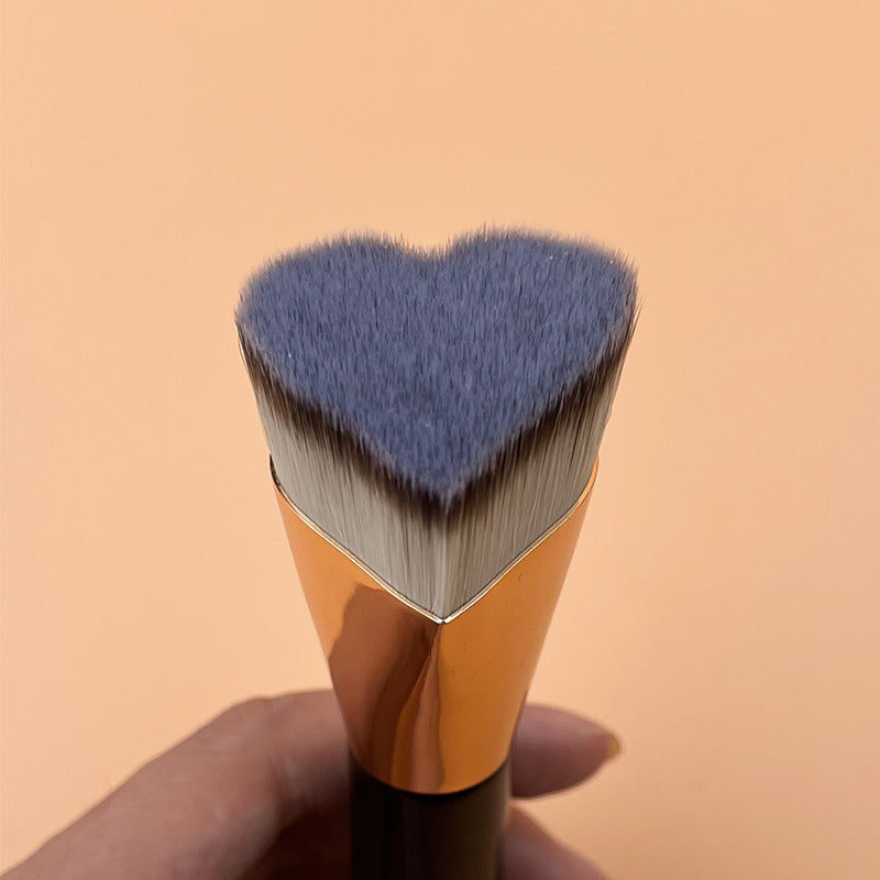 Powder Foundation Brush Five-pointed Star Flat Head Seamless