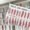 Press On Nails High-grade Long Crystal Plated Frosted Seal Nail Sticker