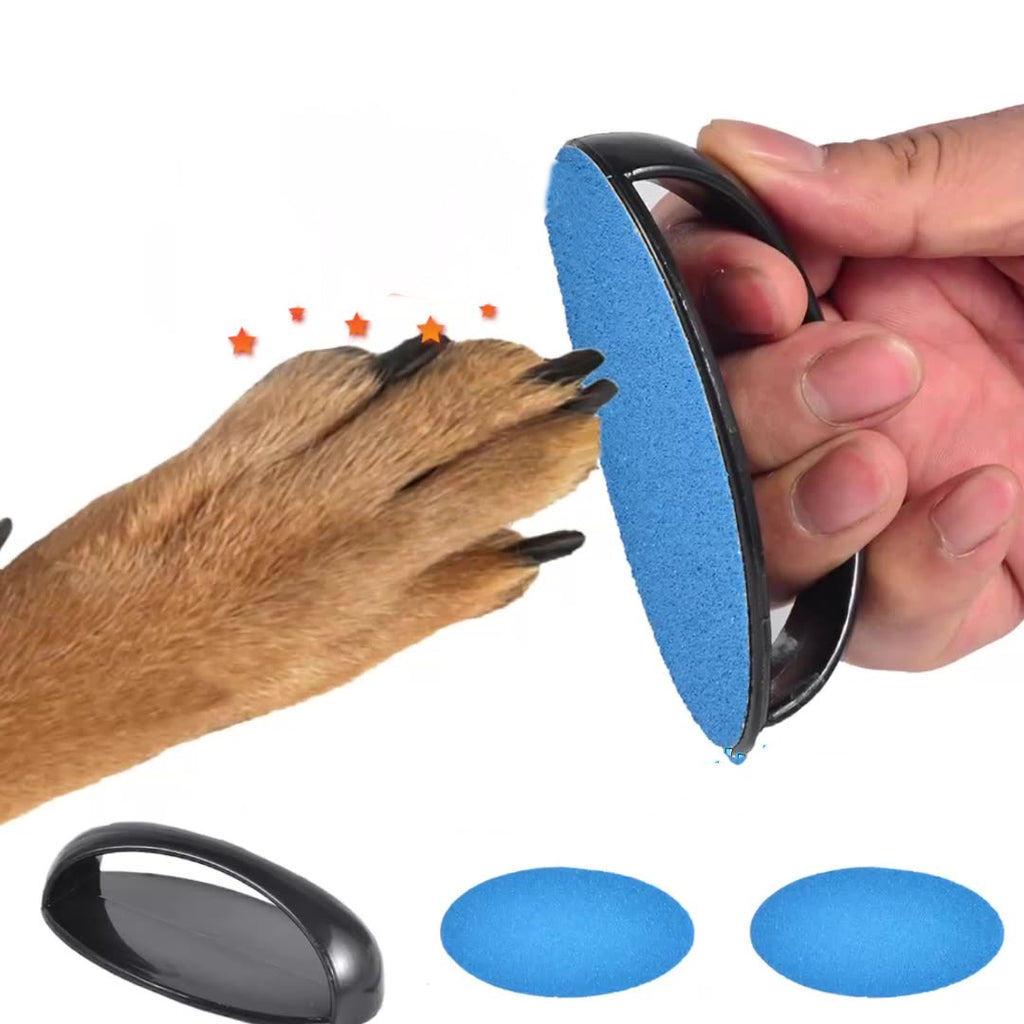 Dog Nail File Upgraded Dog Nail Scratch Board Nail File For Dogs Dog Nail Trimmers Round Dog Nail Grinder For Pet Nails Relaxing Dog Nail Trimming Board
