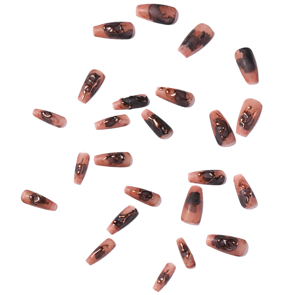 Magic False Nail Patches Hand Wearing Art