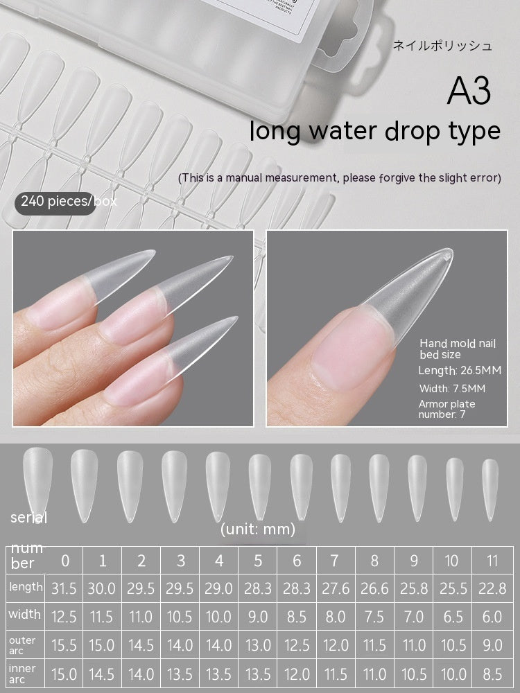Nail Art Carving-free Grinding Long Trapezoid