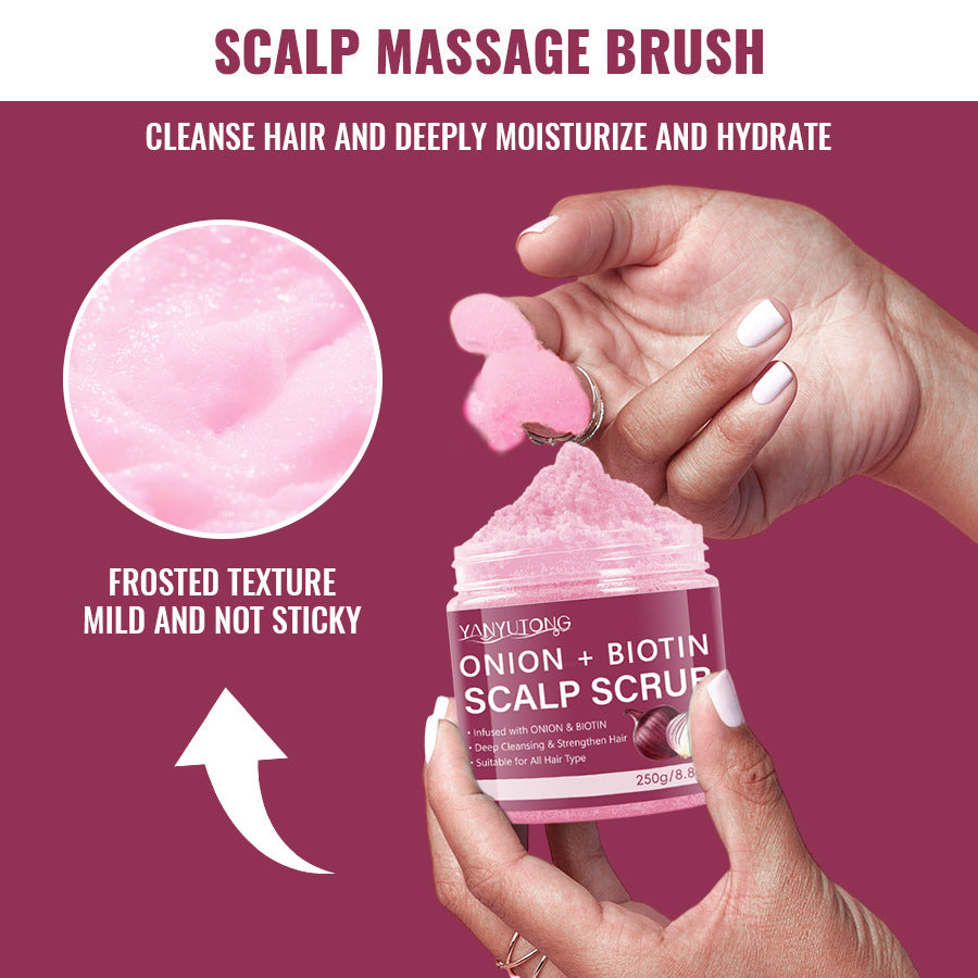 Yanyutong Onion Biotin Shampoo Facial Scrub Moisturizing