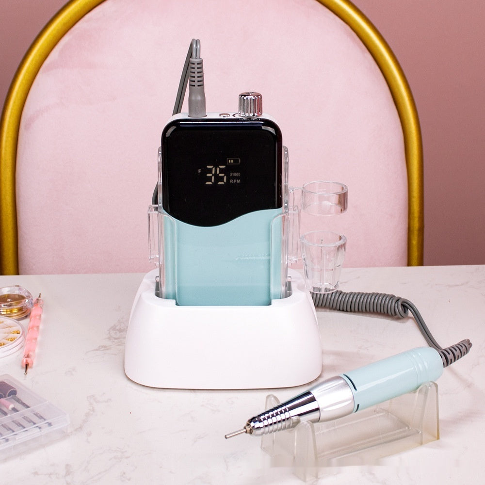 Ail Beauty Polish Removing Grinding Machine Power Storage Portable Electric Nail Grinder