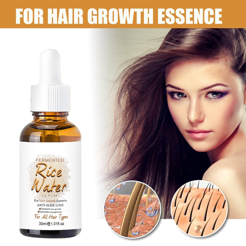 Rice Water Hair Essential Oil Improves Dry Hair And Manic Hair Moisturizing Serum
