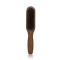 Boar Bristle Beard Comb Solid Wood Hair Brush For Mens Beards