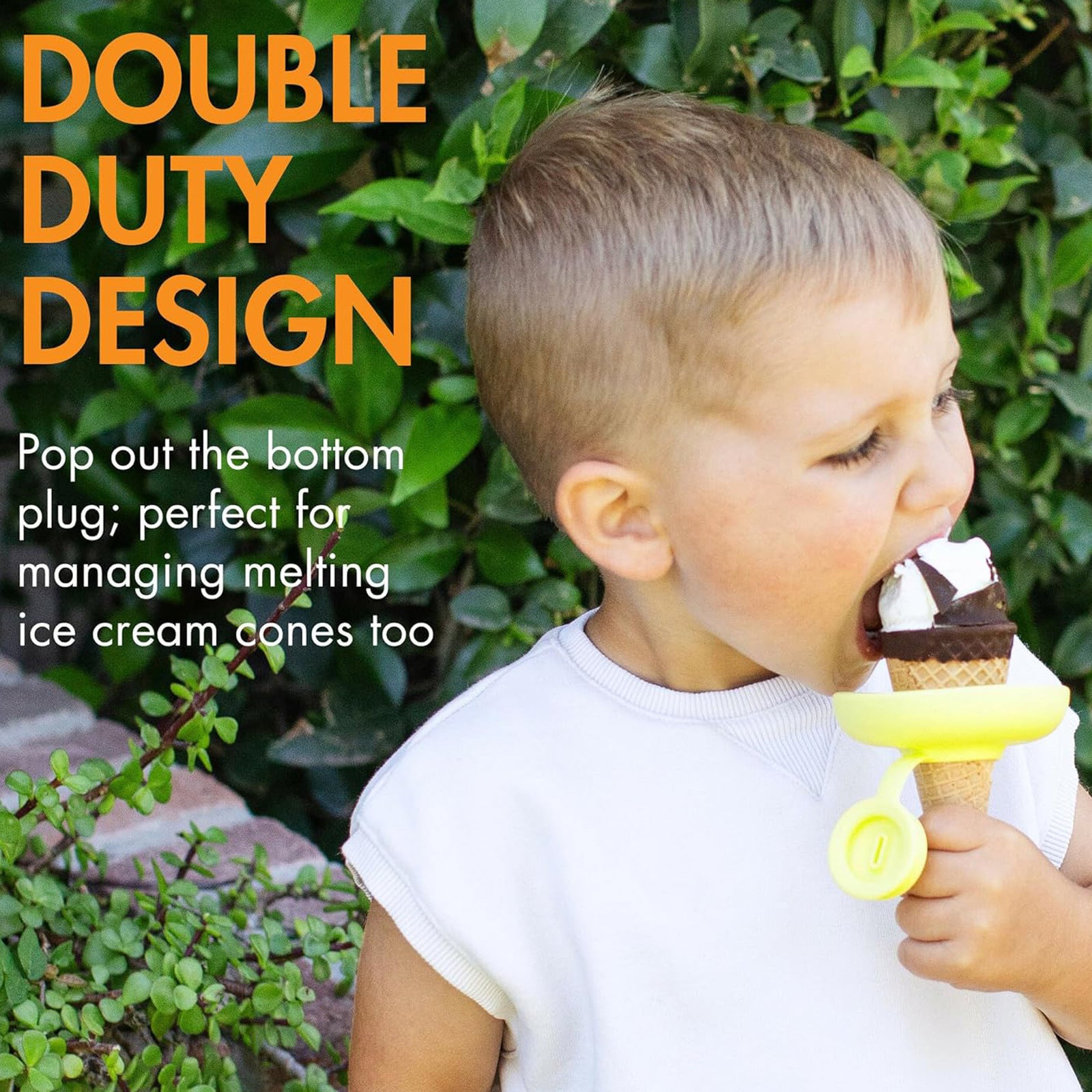 Anti-dirty Hand Ice Cream Stand Silicone Ice Sucker Stand Leakproof Ice Cream