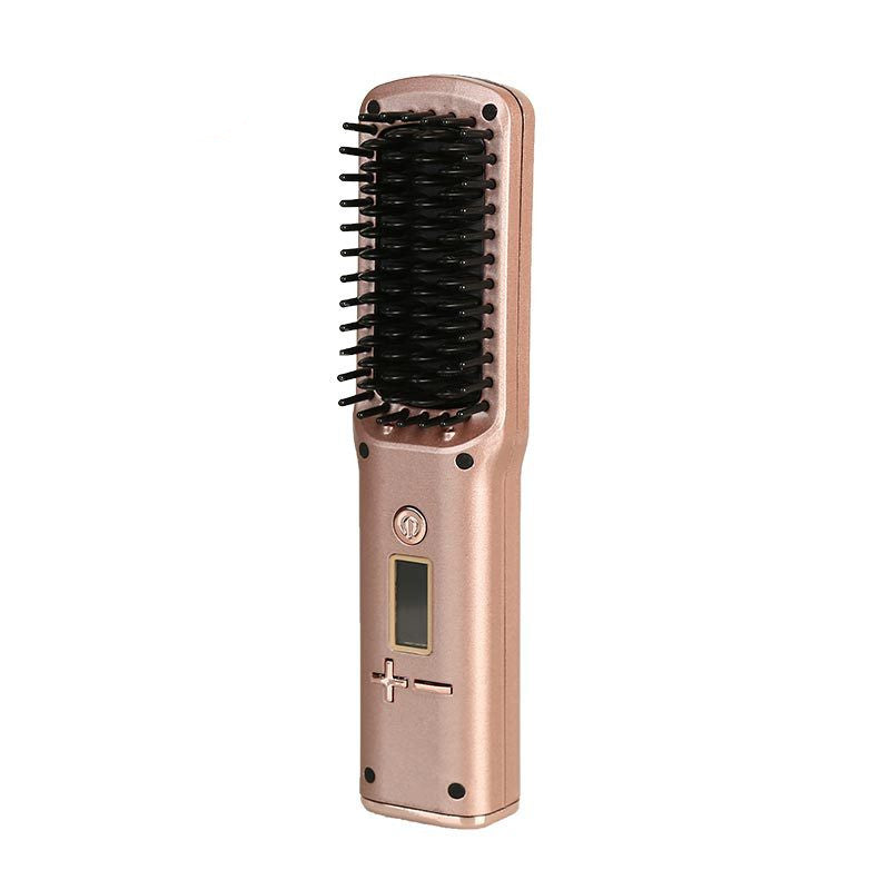Wireless Charging Straight Hair Comb Travel Portable Usb