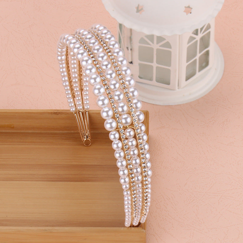 Lady Wedding Dress Lady Pearl Headband