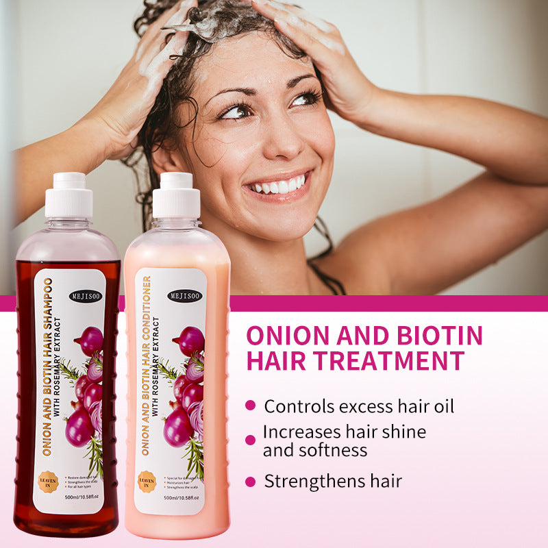 Mejis00 Onion Biotin Rosemary Shampoo Conditioner