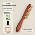 Pure Brass Long Handle Massage Comb