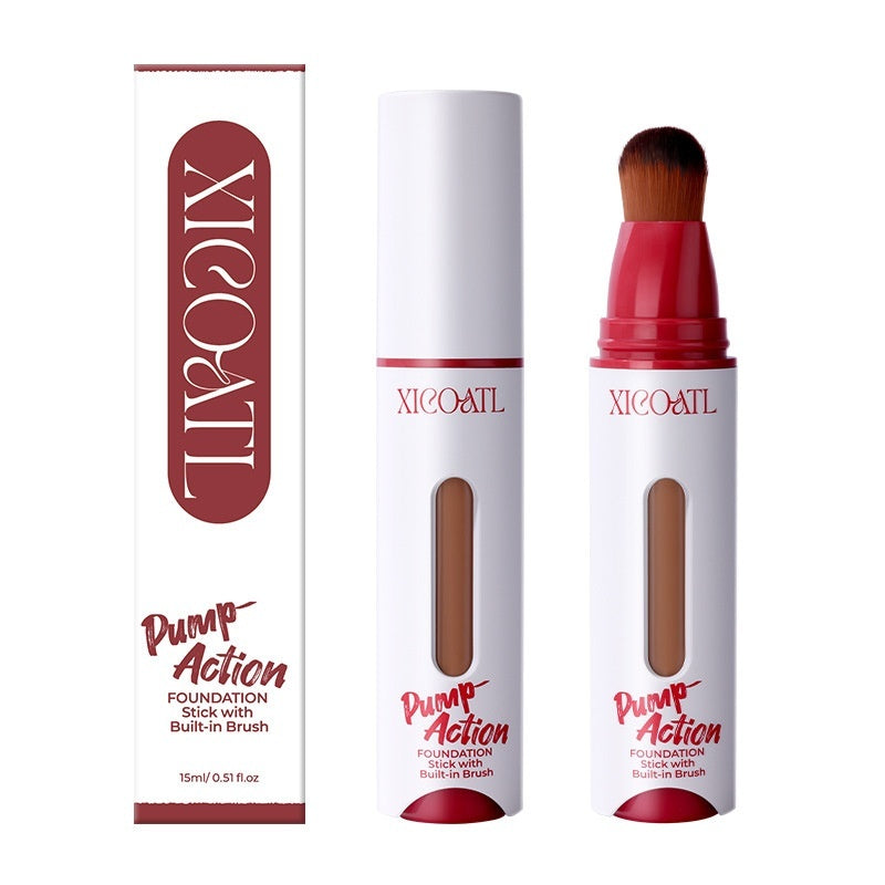 Press Liquid Foundation Oil Control Natural Light And Thin