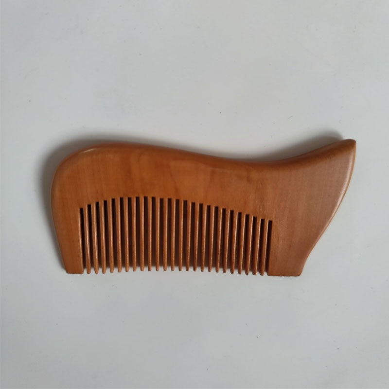 Solid Wood Portable Mahogany Comb