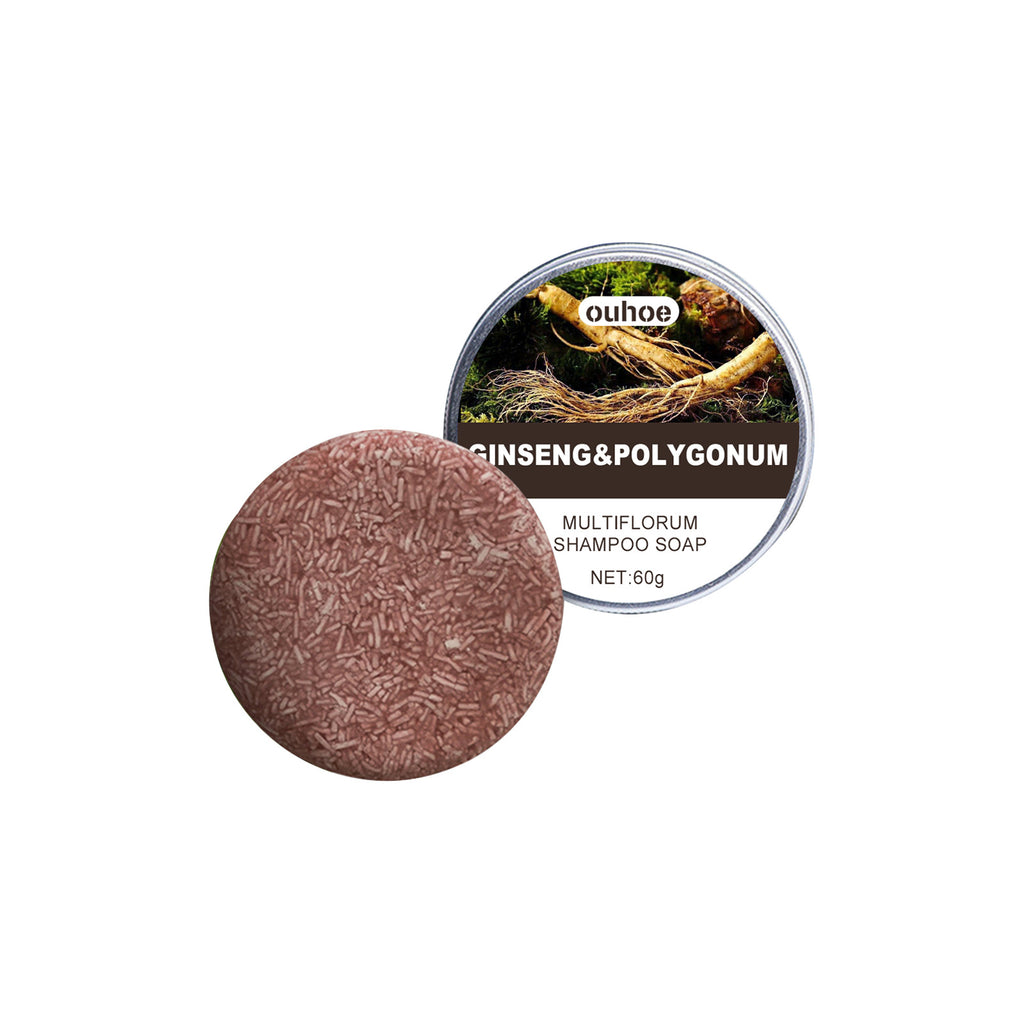 Polygonum Multiflorum Shampoo Soap Hair Root Repair