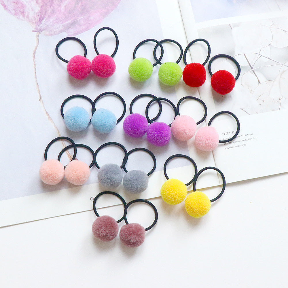 Children's Colored Hairball Headband