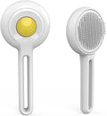 Cat Brush With Release Button Cat Brushes For Indoor Cats Shedding Cat Hair Brush For Long Or Short Haired Cats Cat Grooming Brush Cat Comb For Cat Dog Massage Self Cleaning Brush Removes Loose Fur