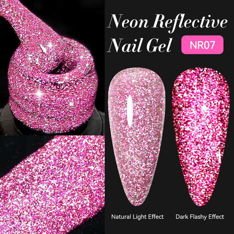 Lilycute Nail Art Fluorescent Crushed Diamond Gel Polish