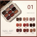 Nail Art New Solid Nail Polish Set Jiugongge