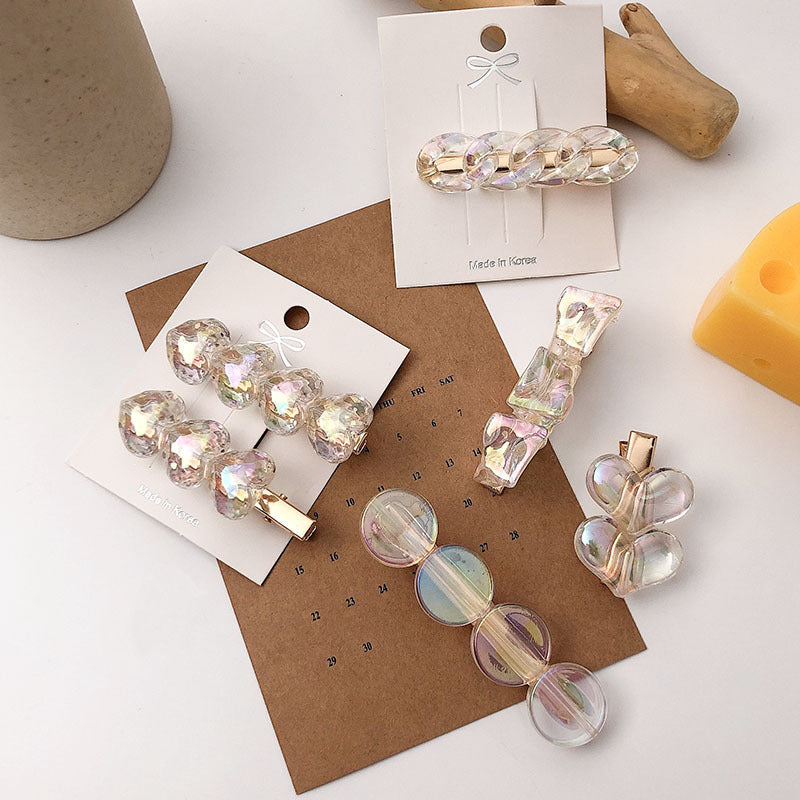 Irregular Ice Cube Hairpin All Match